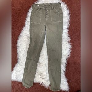 American Eagle Button Up Utility Style Jegging